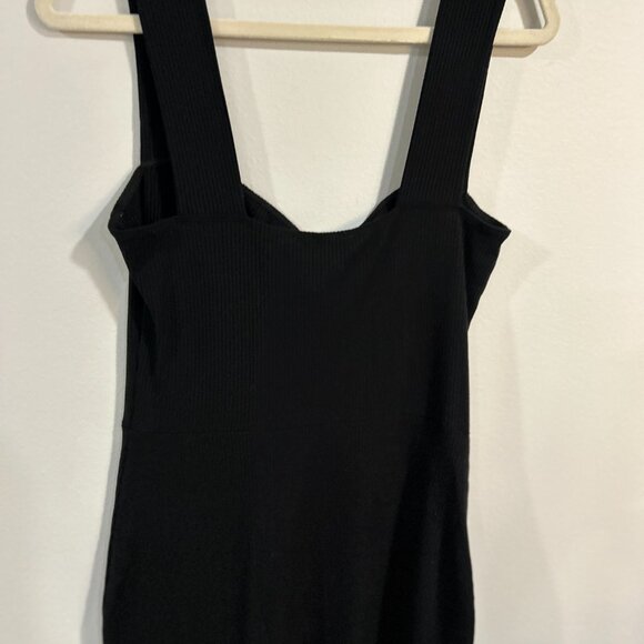 Reformation Square Neckline Midi Length Sheath Dress Size: XL - Picture 6 of 12